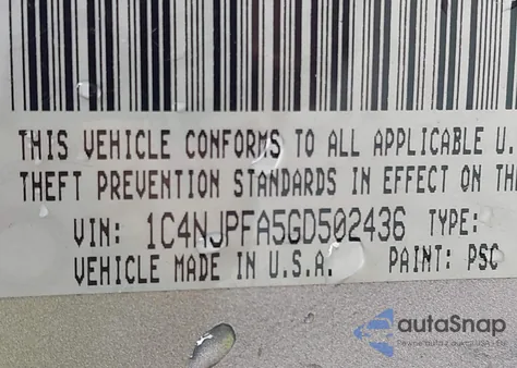 2016 Jeep Patriot High Altitude Edition from USA, damaged, VIN 1C4NJPFA5GD502436